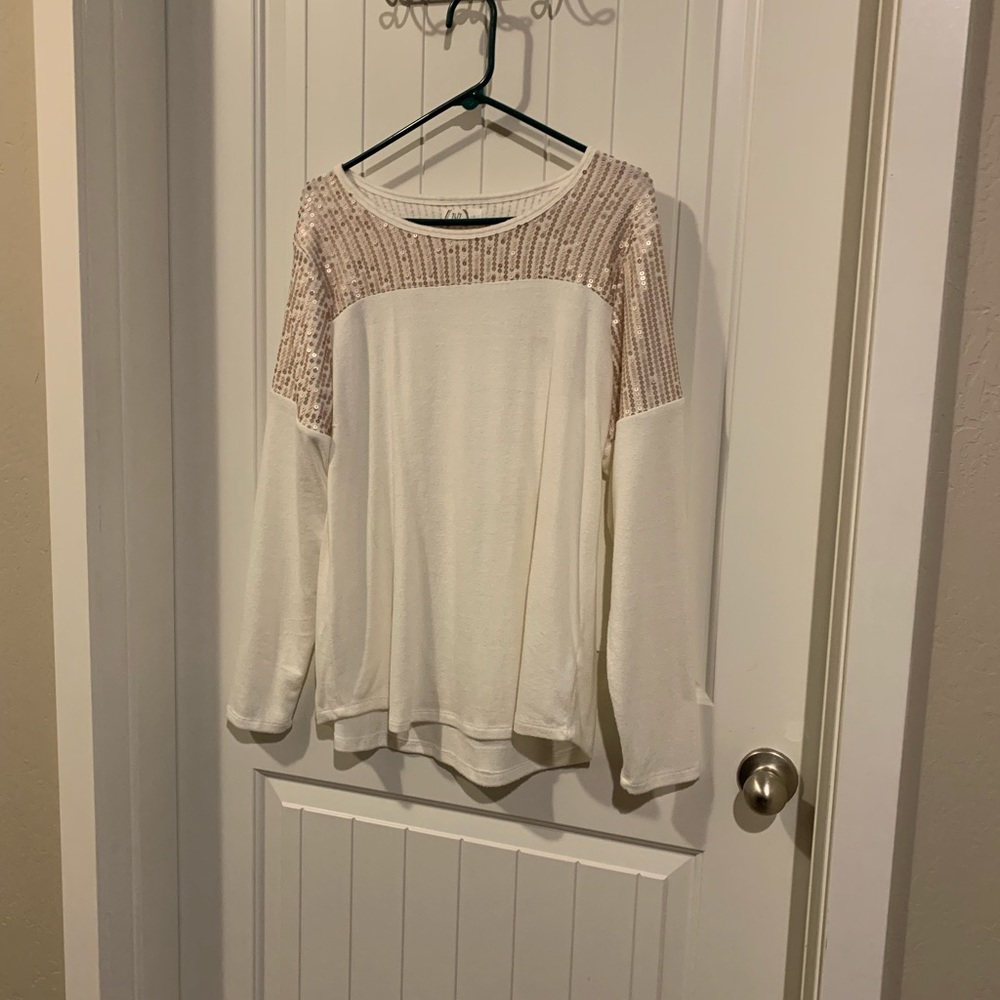 Maurice’s sequin shirt
